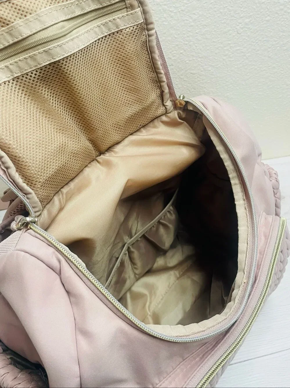 mommore Diaper Bag Small Diaper Backpack Pink